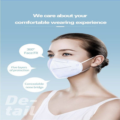 KN95 MASK 10 PCS EQUIVALENT TO N95 INDIVIDUALLY PACKED FIGHT THE VIRUS WITH US - Live Well Be Well Singapore