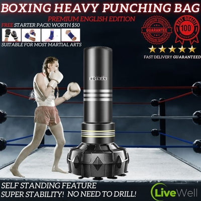 PUNCHING BAG BOXING MARTIAL ART MMA - Live Well Be Well Singapore